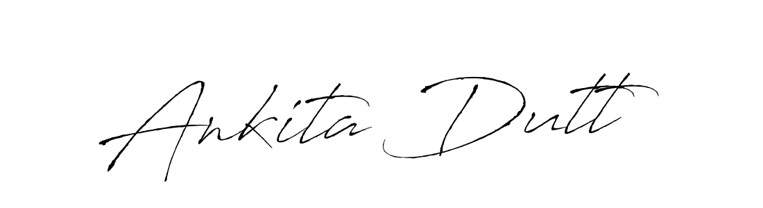 You should practise on your own different ways (Antro_Vectra) to write your name (Ankita Dutt) in signature. don't let someone else do it for you. Ankita Dutt signature style 6 images and pictures png