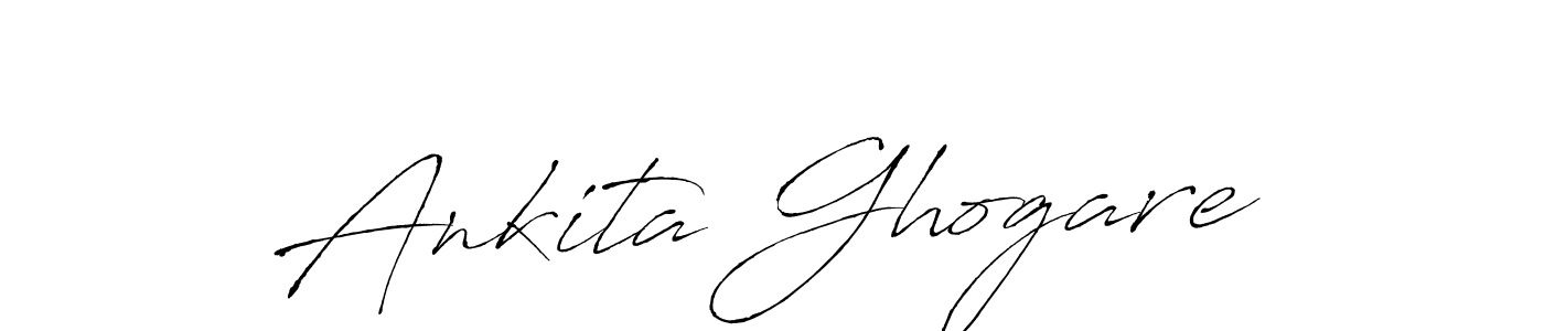 Antro_Vectra is a professional signature style that is perfect for those who want to add a touch of class to their signature. It is also a great choice for those who want to make their signature more unique. Get Ankita Ghogare name to fancy signature for free. Ankita Ghogare signature style 6 images and pictures png