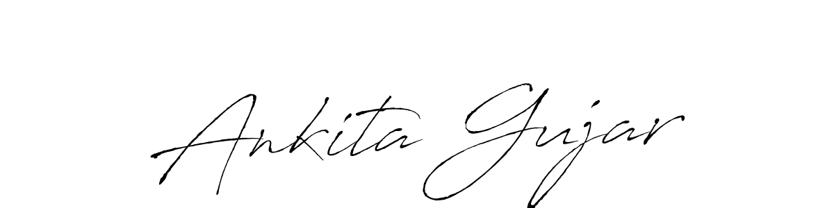 Design your own signature with our free online signature maker. With this signature software, you can create a handwritten (Antro_Vectra) signature for name Ankita Gujar. Ankita Gujar signature style 6 images and pictures png