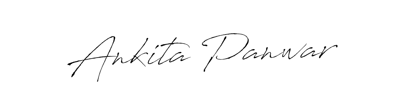 Make a beautiful signature design for name Ankita Panwar. With this signature (Antro_Vectra) style, you can create a handwritten signature for free. Ankita Panwar signature style 6 images and pictures png