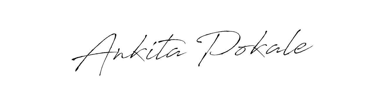 Create a beautiful signature design for name Ankita Pokale. With this signature (Antro_Vectra) fonts, you can make a handwritten signature for free. Ankita Pokale signature style 6 images and pictures png