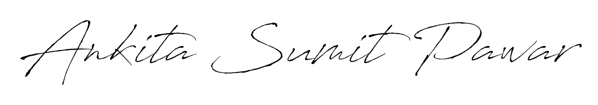 Transform the name Ankita Sumit Pawar into a signature masterpiece using Antro_Vectra font. Ideal for photographers, artists, and creators looking for watermarks. Ankita Sumit Pawar signature style 6 images and pictures png