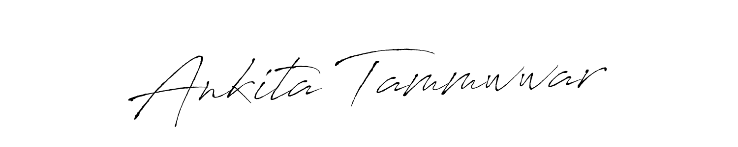 Ankita Tammwwar stylish signature style. Best Handwritten Sign (Antro_Vectra) for my name. Handwritten Signature Collection Ideas for my name Ankita Tammwwar. Ankita Tammwwar signature style 6 images and pictures png