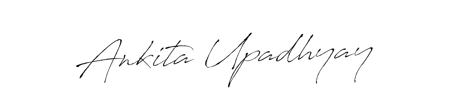 Ankita Upadhyay stylish signature style. Best Handwritten Sign (Antro_Vectra) for my name. Handwritten Signature Collection Ideas for my name Ankita Upadhyay. Ankita Upadhyay signature style 6 images and pictures png