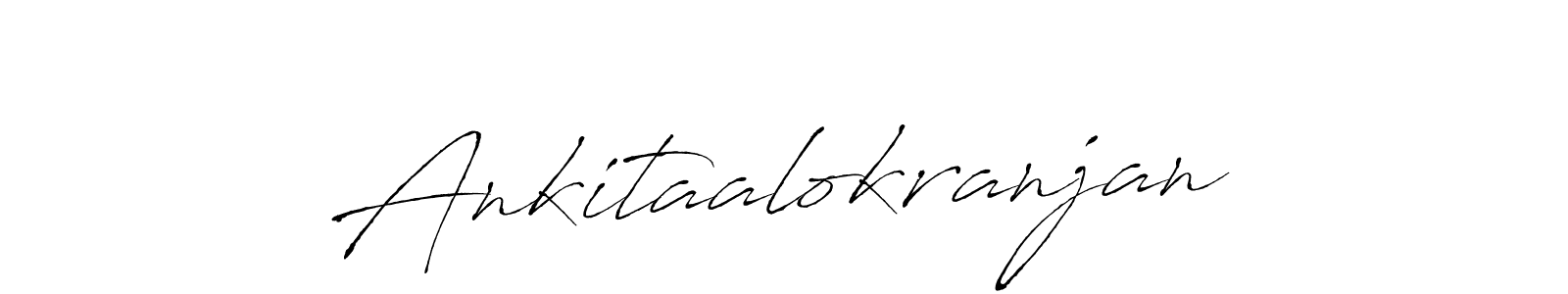 Design your own signature with our free online signature maker. With this signature software, you can create a handwritten (Antro_Vectra) signature for name Ankitaalokranjan. Ankitaalokranjan signature style 6 images and pictures png