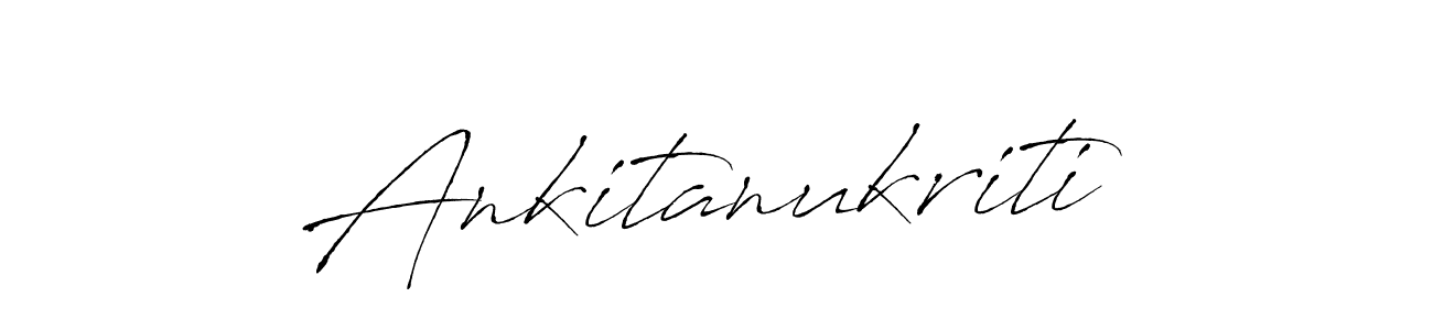 Use a signature maker to create a handwritten signature online. With this signature software, you can design (Antro_Vectra) your own signature for name Ankitanukriti. Ankitanukriti signature style 6 images and pictures png