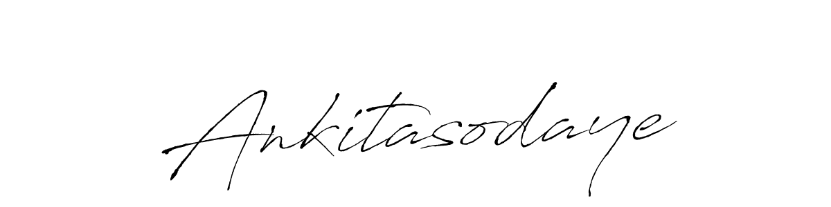 How to make Ankitasodaye name signature. Use Antro_Vectra style for creating short signs online. This is the latest handwritten sign. Ankitasodaye signature style 6 images and pictures png