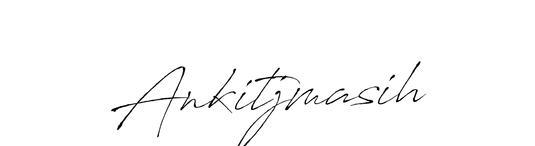Create a beautiful signature design for name Ankitjmasih. With this signature (Antro_Vectra) fonts, you can make a handwritten signature for free. Ankitjmasih signature style 6 images and pictures png