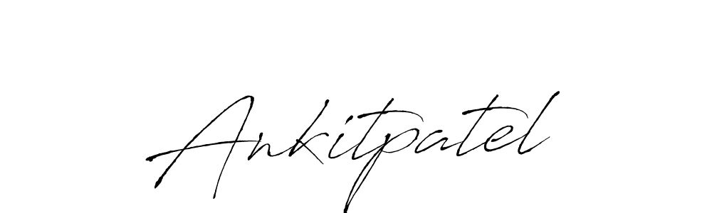 Use a signature maker to create a handwritten signature online. With this signature software, you can design (Antro_Vectra) your own signature for name Ankitpatel. Ankitpatel signature style 6 images and pictures png