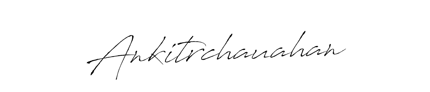 Also we have Ankitrchauahan name is the best signature style. Create professional handwritten signature collection using Antro_Vectra autograph style. Ankitrchauahan signature style 6 images and pictures png