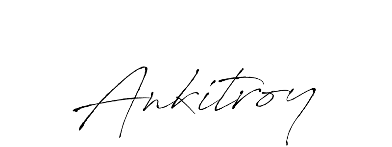 You should practise on your own different ways (Antro_Vectra) to write your name (Ankitroy) in signature. don't let someone else do it for you. Ankitroy signature style 6 images and pictures png