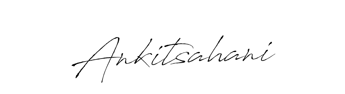 Use a signature maker to create a handwritten signature online. With this signature software, you can design (Antro_Vectra) your own signature for name Ankitsahani. Ankitsahani signature style 6 images and pictures png