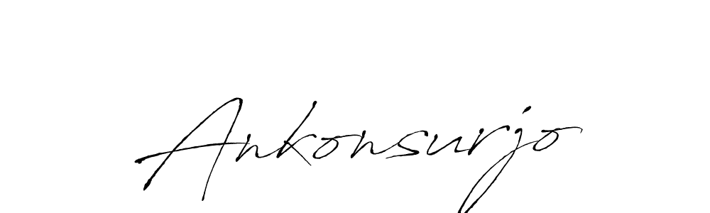 Also we have Ankonsurjo name is the best signature style. Create professional handwritten signature collection using Antro_Vectra autograph style. Ankonsurjo signature style 6 images and pictures png