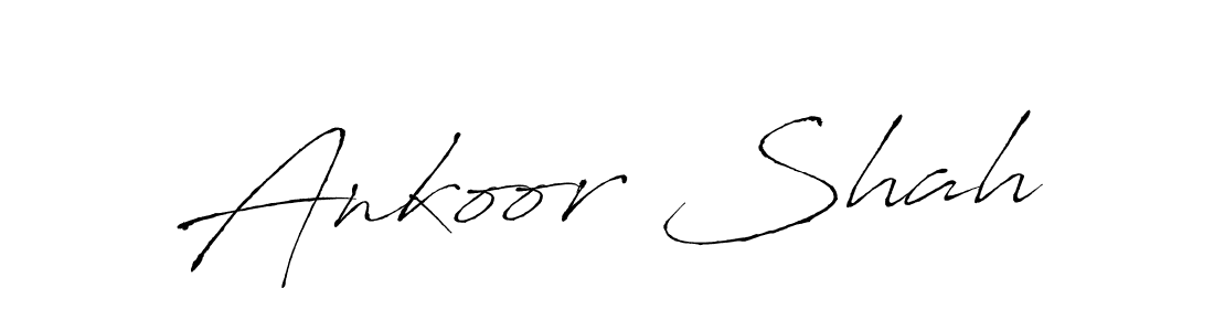 Antro_Vectra is a professional signature style that is perfect for those who want to add a touch of class to their signature. It is also a great choice for those who want to make their signature more unique. Get Ankoor Shah name to fancy signature for free. Ankoor Shah signature style 6 images and pictures png