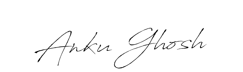 Anku Ghosh stylish signature style. Best Handwritten Sign (Antro_Vectra) for my name. Handwritten Signature Collection Ideas for my name Anku Ghosh. Anku Ghosh signature style 6 images and pictures png