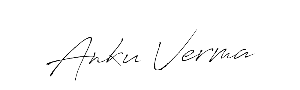 Also we have Anku Verma name is the best signature style. Create professional handwritten signature collection using Antro_Vectra autograph style. Anku Verma signature style 6 images and pictures png