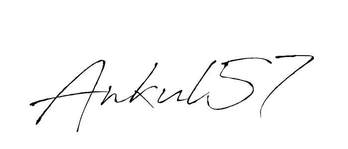 Make a beautiful signature design for name Ankul57. With this signature (Antro_Vectra) style, you can create a handwritten signature for free. Ankul57 signature style 6 images and pictures png