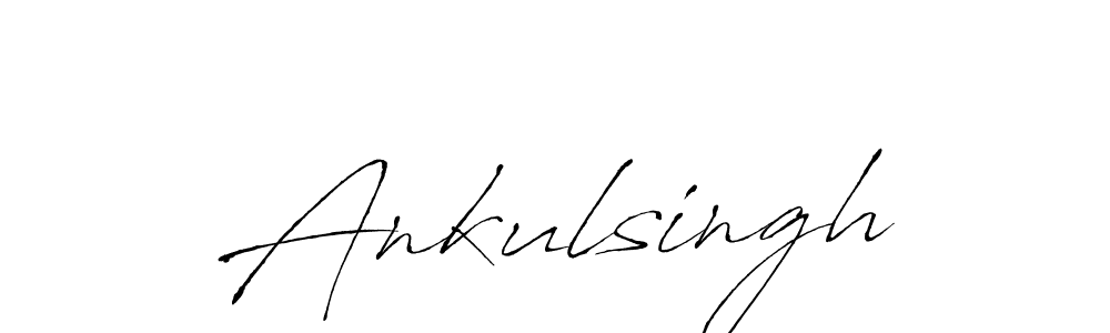 Create a beautiful signature design for name Ankulsingh. With this signature (Antro_Vectra) fonts, you can make a handwritten signature for free. Ankulsingh signature style 6 images and pictures png