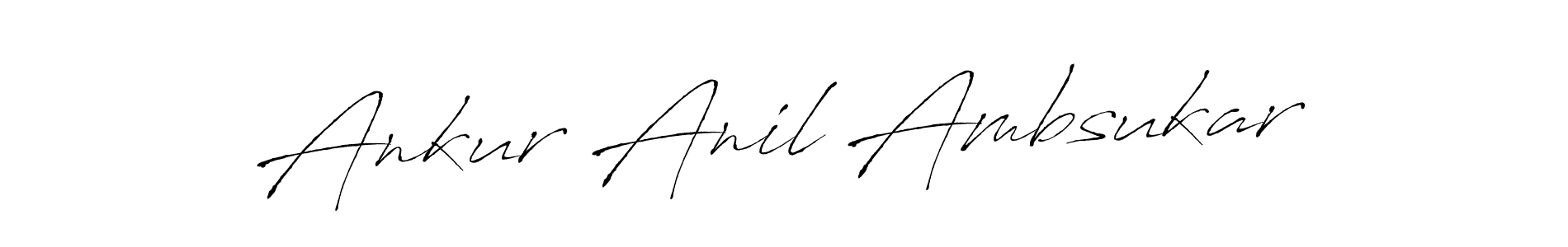 Also You can easily find your signature by using the search form. We will create Ankur Anil Ambsukar name handwritten signature images for you free of cost using Antro_Vectra sign style. Ankur Anil Ambsukar signature style 6 images and pictures png