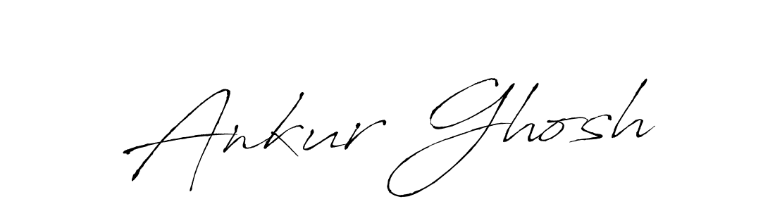 Make a beautiful signature design for name Ankur Ghosh. With this signature (Antro_Vectra) style, you can create a handwritten signature for free. Ankur Ghosh signature style 6 images and pictures png