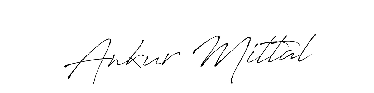Make a beautiful signature design for name Ankur Mittal. With this signature (Antro_Vectra) style, you can create a handwritten signature for free. Ankur Mittal signature style 6 images and pictures png