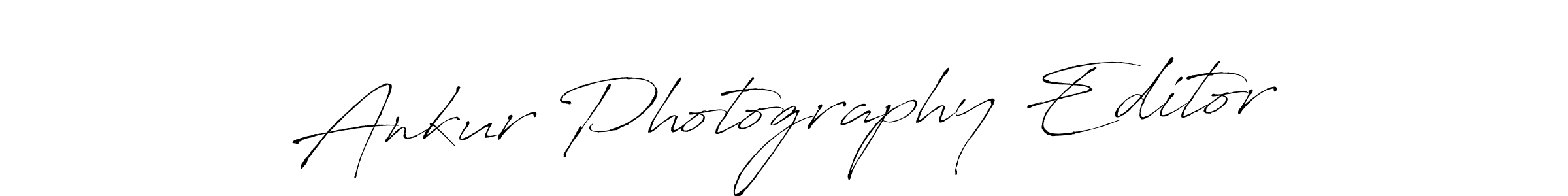 Design your own signature with our free online signature maker. With this signature software, you can create a handwritten (Antro_Vectra) signature for name Ankur Photography Editor. Ankur Photography Editor signature style 6 images and pictures png