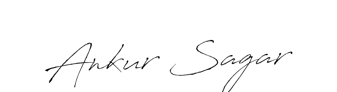 This is the best signature style for the Ankur Sagar name. Also you like these signature font (Antro_Vectra). Mix name signature. Ankur Sagar signature style 6 images and pictures png