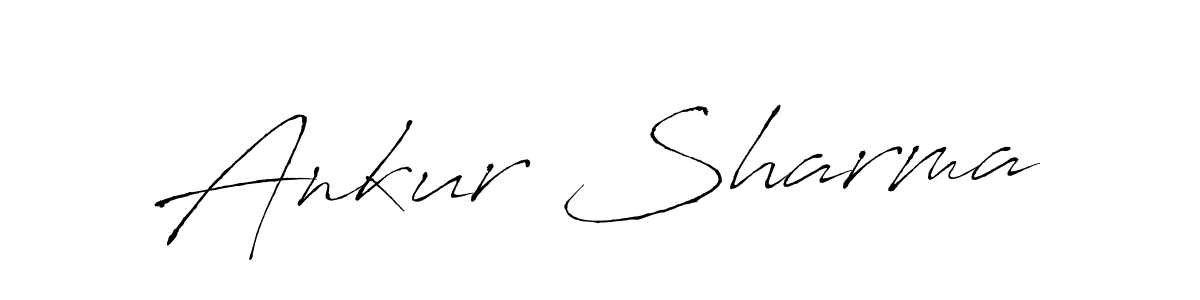 Ankur Sharma stylish signature style. Best Handwritten Sign (Antro_Vectra) for my name. Handwritten Signature Collection Ideas for my name Ankur Sharma. Ankur Sharma signature style 6 images and pictures png