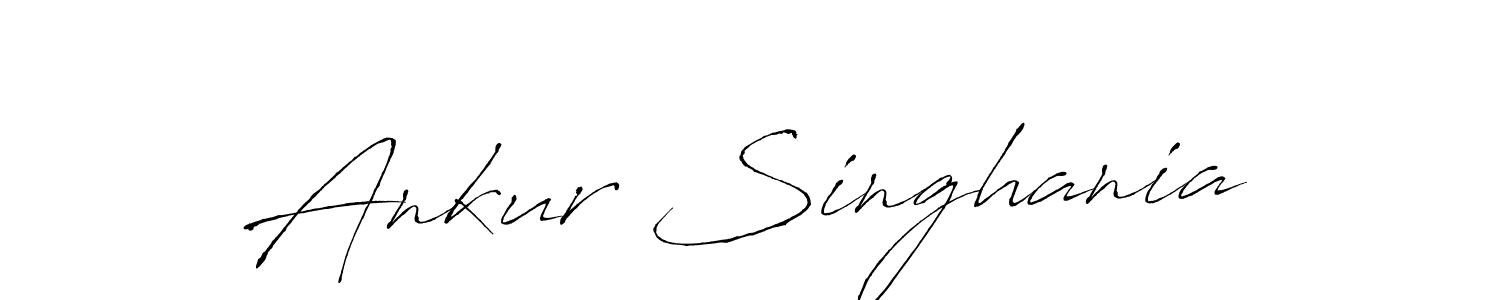 Design your own signature with our free online signature maker. With this signature software, you can create a handwritten (Antro_Vectra) signature for name Ankur Singhania. Ankur Singhania signature style 6 images and pictures png