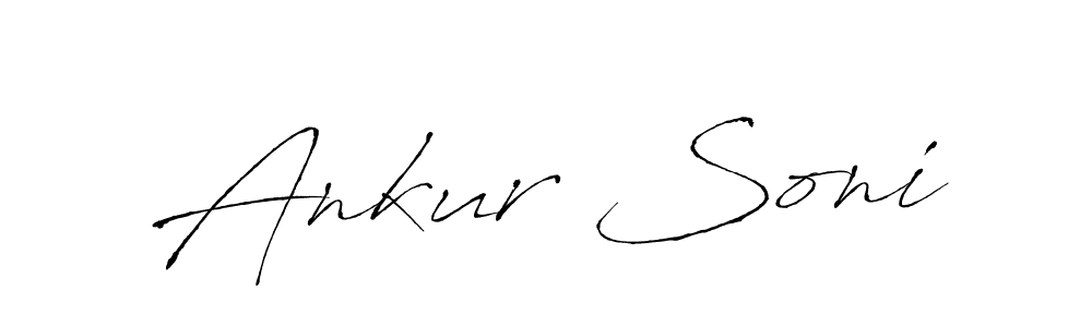 You should practise on your own different ways (Antro_Vectra) to write your name (Ankur Soni) in signature. don't let someone else do it for you. Ankur Soni signature style 6 images and pictures png