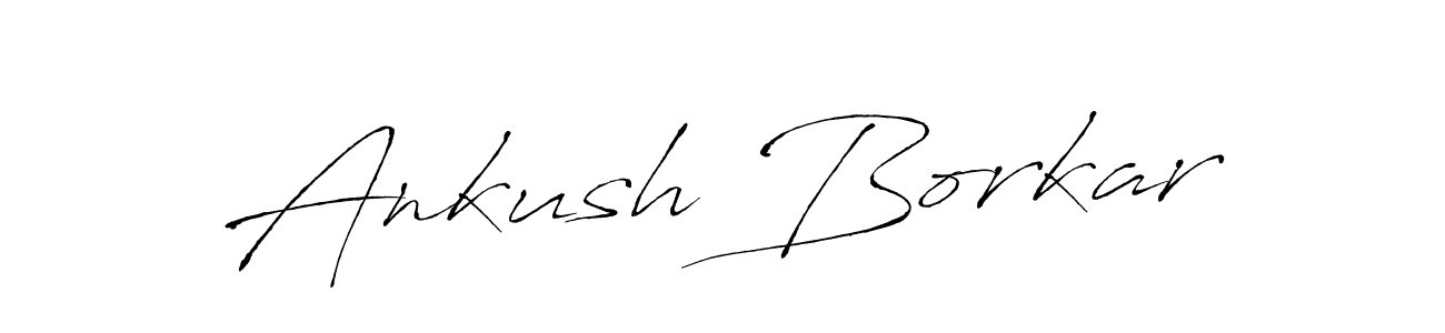How to make Ankush Borkar signature? Antro_Vectra is a professional autograph style. Create handwritten signature for Ankush Borkar name. Ankush Borkar signature style 6 images and pictures png