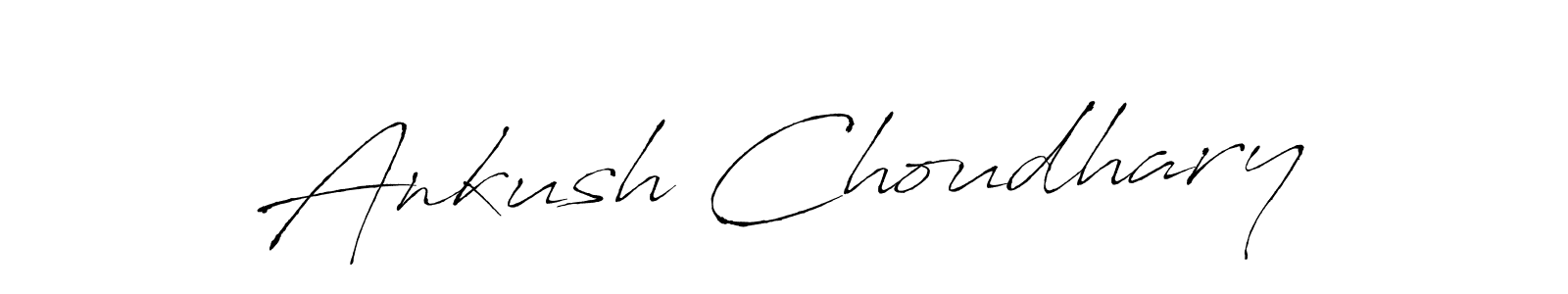 How to make Ankush Choudhary signature? Antro_Vectra is a professional autograph style. Create handwritten signature for Ankush Choudhary name. Ankush Choudhary signature style 6 images and pictures png