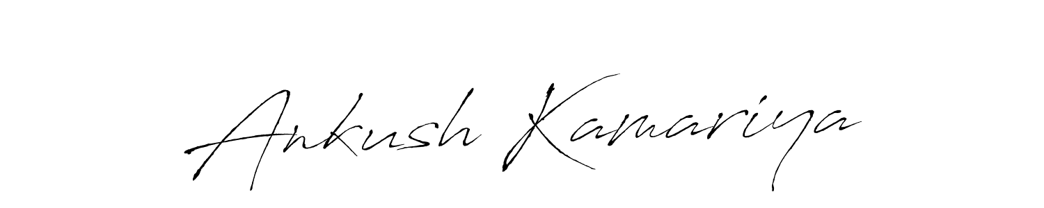 Create a beautiful signature design for name Ankush Kamariya. With this signature (Antro_Vectra) fonts, you can make a handwritten signature for free. Ankush Kamariya signature style 6 images and pictures png