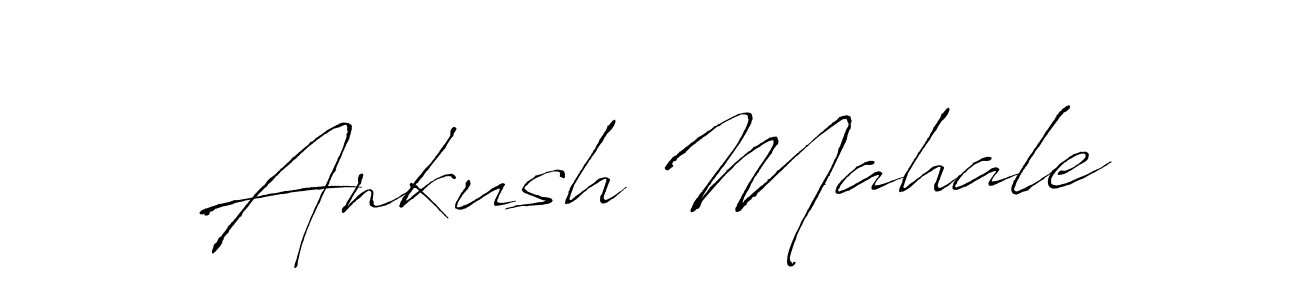 Design your own signature with our free online signature maker. With this signature software, you can create a handwritten (Antro_Vectra) signature for name Ankush Mahale. Ankush Mahale signature style 6 images and pictures png