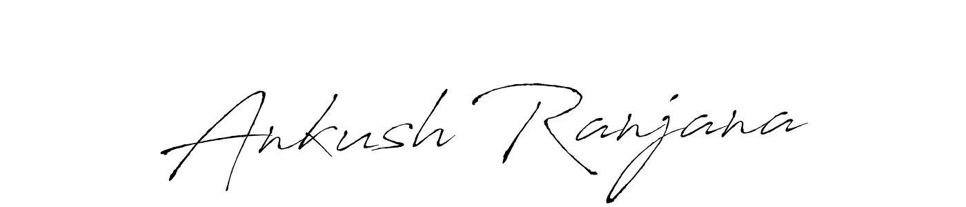 Ankush Ranjana stylish signature style. Best Handwritten Sign (Antro_Vectra) for my name. Handwritten Signature Collection Ideas for my name Ankush Ranjana. Ankush Ranjana signature style 6 images and pictures png