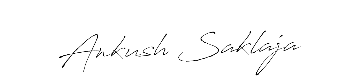You can use this online signature creator to create a handwritten signature for the name Ankush Saklaja. This is the best online autograph maker. Ankush Saklaja signature style 6 images and pictures png