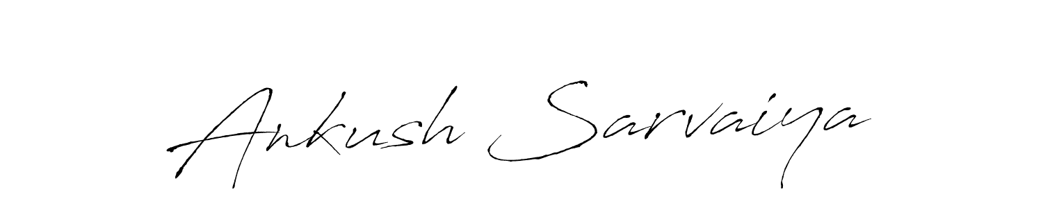Design your own signature with our free online signature maker. With this signature software, you can create a handwritten (Antro_Vectra) signature for name Ankush Sarvaiya. Ankush Sarvaiya signature style 6 images and pictures png