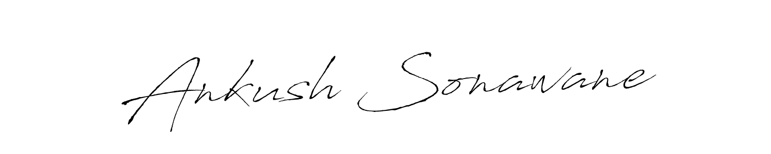 Antro_Vectra is a professional signature style that is perfect for those who want to add a touch of class to their signature. It is also a great choice for those who want to make their signature more unique. Get Ankush Sonawane name to fancy signature for free. Ankush Sonawane signature style 6 images and pictures png