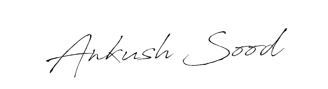 Design your own signature with our free online signature maker. With this signature software, you can create a handwritten (Antro_Vectra) signature for name Ankush Sood. Ankush Sood signature style 6 images and pictures png