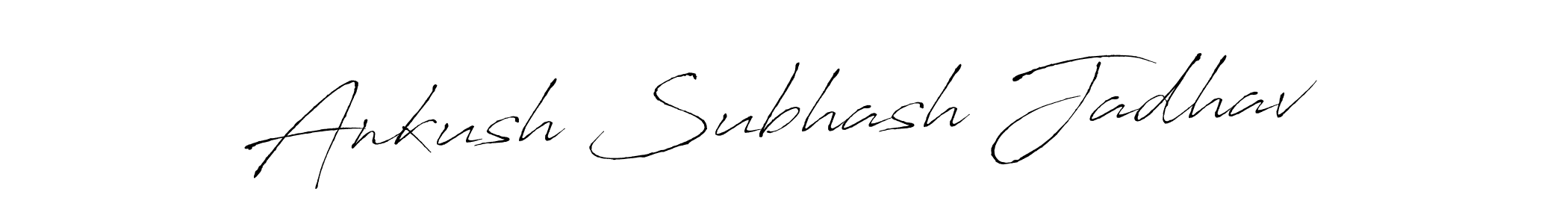 It looks lik you need a new signature style for name Ankush Subhash Jadhav. Design unique handwritten (Antro_Vectra) signature with our free signature maker in just a few clicks. Ankush Subhash Jadhav signature style 6 images and pictures png