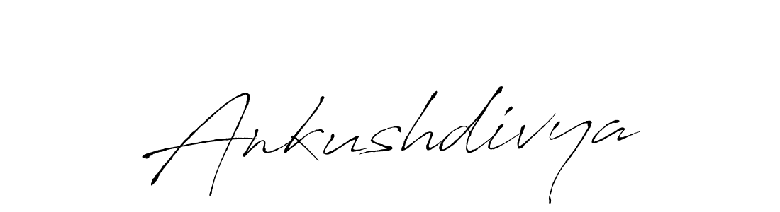 Ankushdivya stylish signature style. Best Handwritten Sign (Antro_Vectra) for my name. Handwritten Signature Collection Ideas for my name Ankushdivya. Ankushdivya signature style 6 images and pictures png