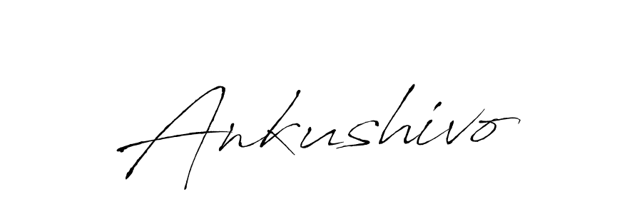 You should practise on your own different ways (Antro_Vectra) to write your name (Ankushivo) in signature. don't let someone else do it for you. Ankushivo signature style 6 images and pictures png