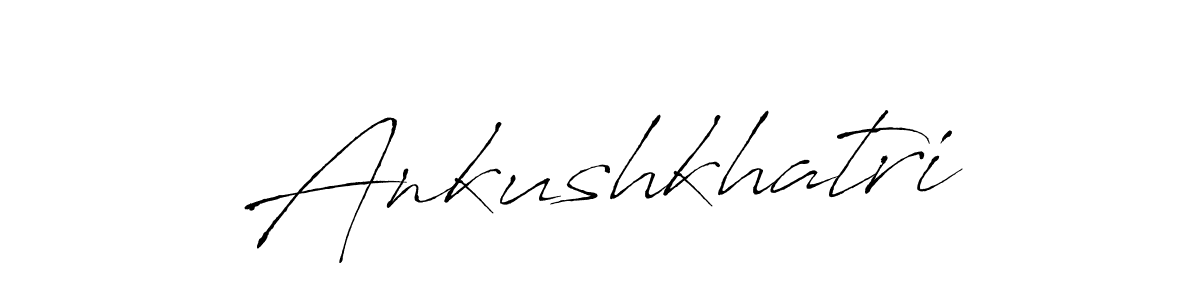 How to make Ankushkhatri signature? Antro_Vectra is a professional autograph style. Create handwritten signature for Ankushkhatri name. Ankushkhatri signature style 6 images and pictures png