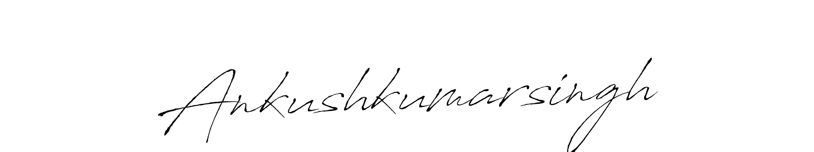 You should practise on your own different ways (Antro_Vectra) to write your name (Ankushkumarsingh) in signature. don't let someone else do it for you. Ankushkumarsingh signature style 6 images and pictures png