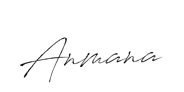 Use a signature maker to create a handwritten signature online. With this signature software, you can design (Antro_Vectra) your own signature for name Anmana. Anmana signature style 6 images and pictures png