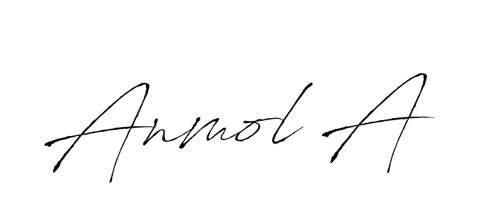 You can use this online signature creator to create a handwritten signature for the name Anmol A. This is the best online autograph maker. Anmol A signature style 6 images and pictures png