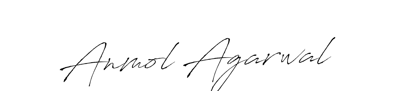 Anmol Agarwal stylish signature style. Best Handwritten Sign (Antro_Vectra) for my name. Handwritten Signature Collection Ideas for my name Anmol Agarwal. Anmol Agarwal signature style 6 images and pictures png