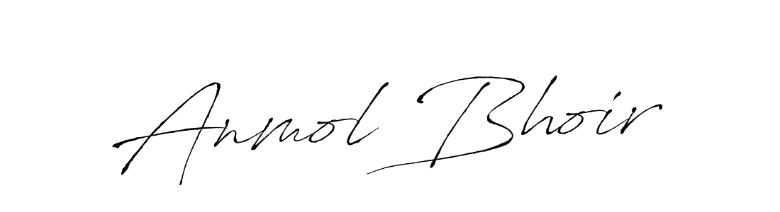 Create a beautiful signature design for name Anmol Bhoir. With this signature (Antro_Vectra) fonts, you can make a handwritten signature for free. Anmol Bhoir signature style 6 images and pictures png