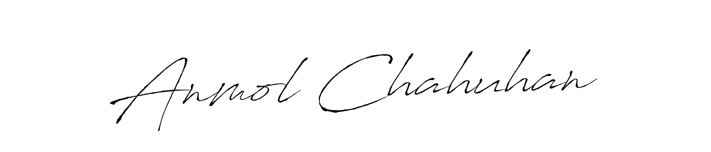 Anmol Chahuhan stylish signature style. Best Handwritten Sign (Antro_Vectra) for my name. Handwritten Signature Collection Ideas for my name Anmol Chahuhan. Anmol Chahuhan signature style 6 images and pictures png