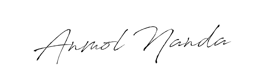 How to make Anmol Nanda signature? Antro_Vectra is a professional autograph style. Create handwritten signature for Anmol Nanda name. Anmol Nanda signature style 6 images and pictures png